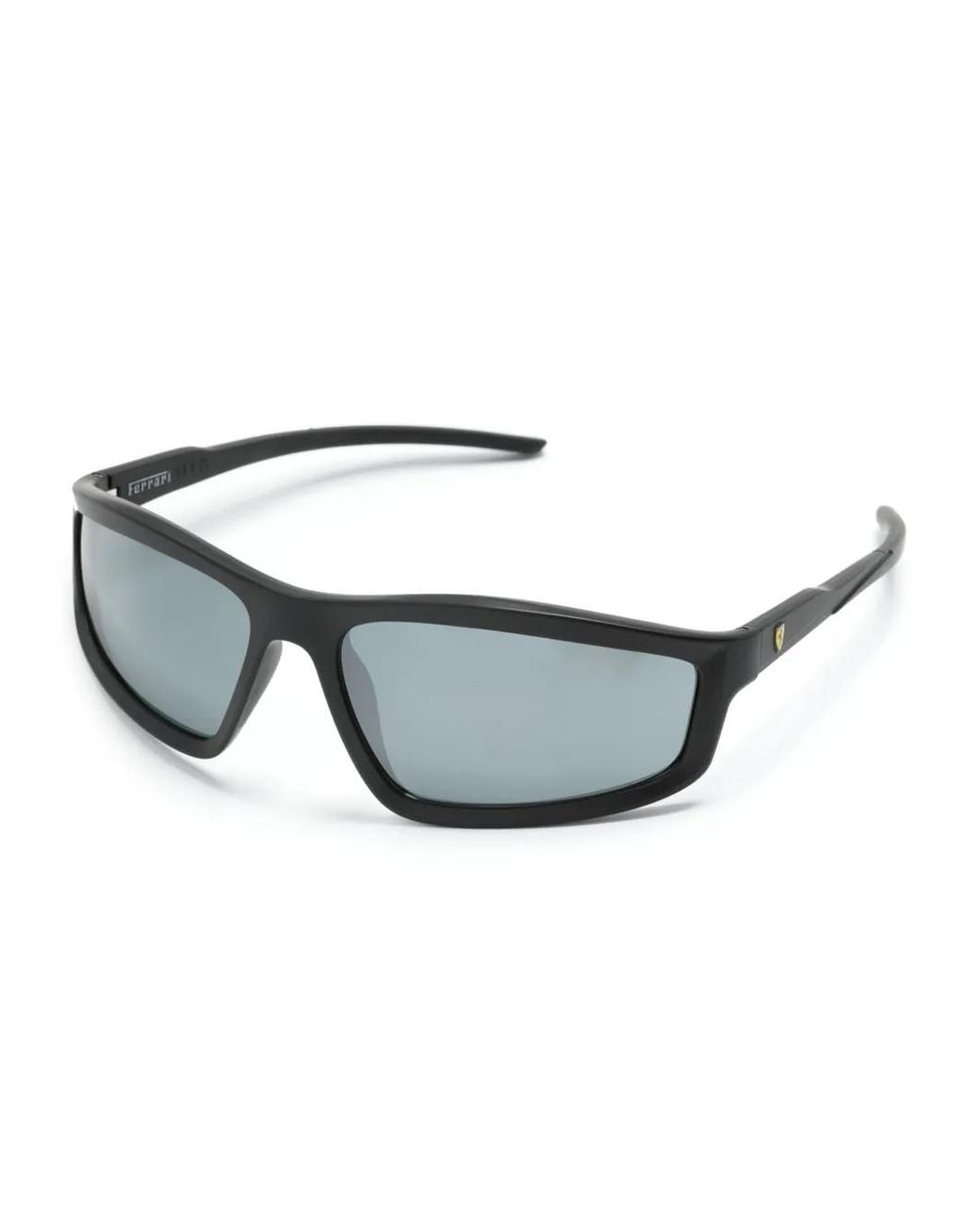 Ferrari Black Biker-style Frame Sunglasses for men