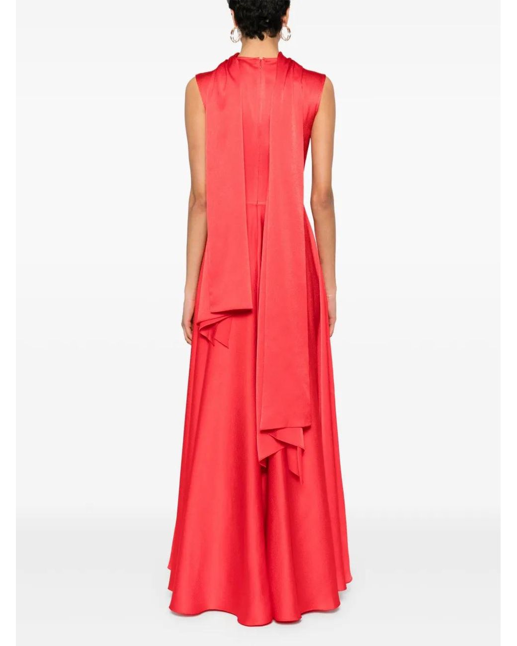 Solace London Red Emelia Maxi Dress