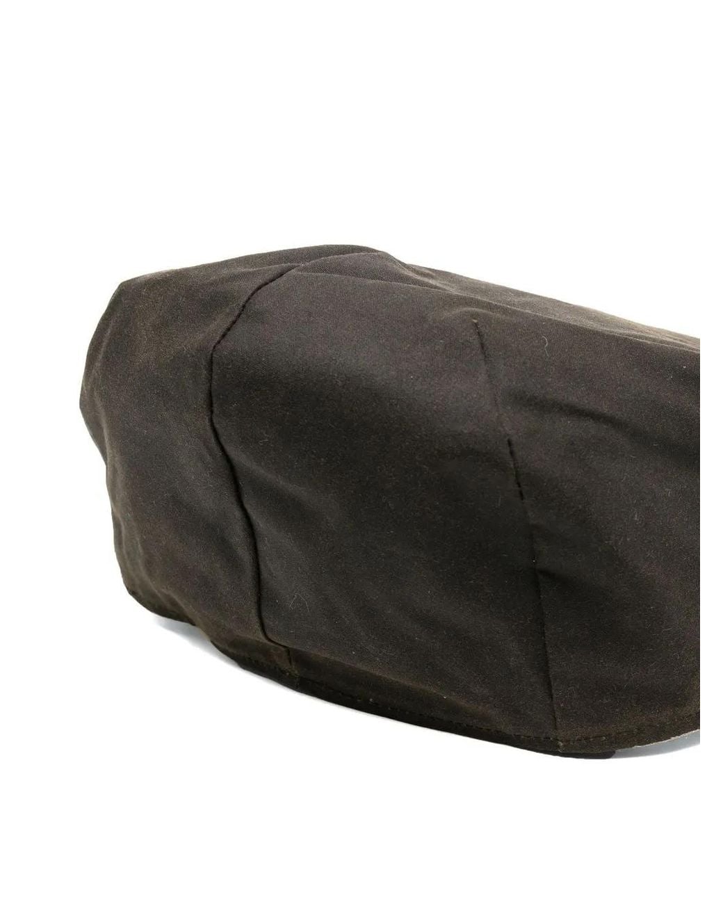 Barbour Gray Logo Baker-Boy Cap for men