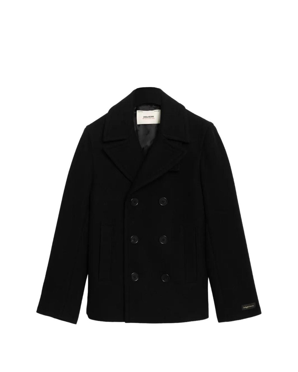 Zadig & Voltaire Black Mollys Coat for men