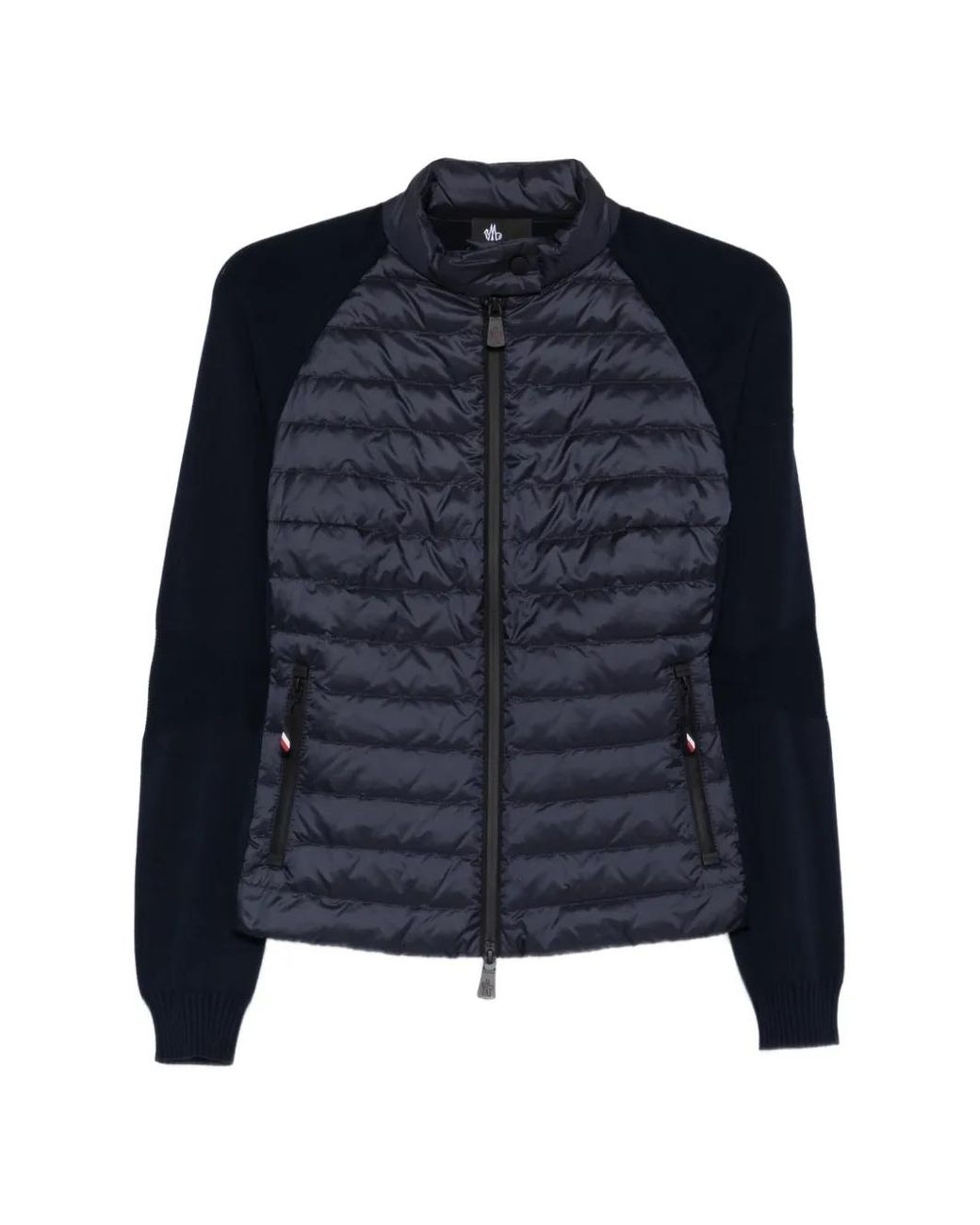 Moncler Blue Padded Cardigan