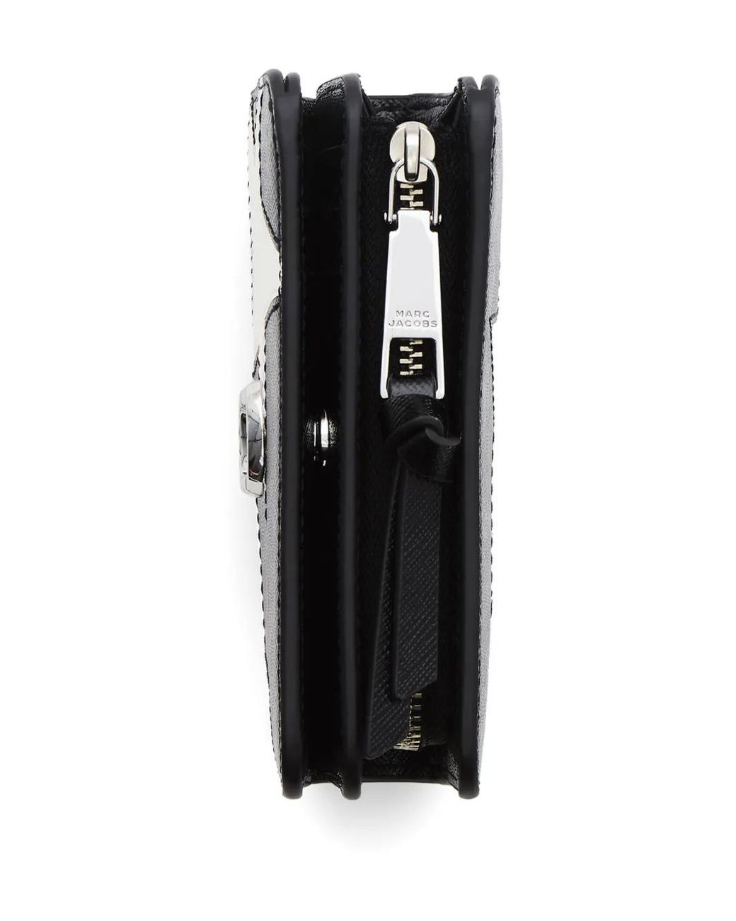 Marc Jacobs Black The Star Patchwork Utility Snapshot Mini Wallet