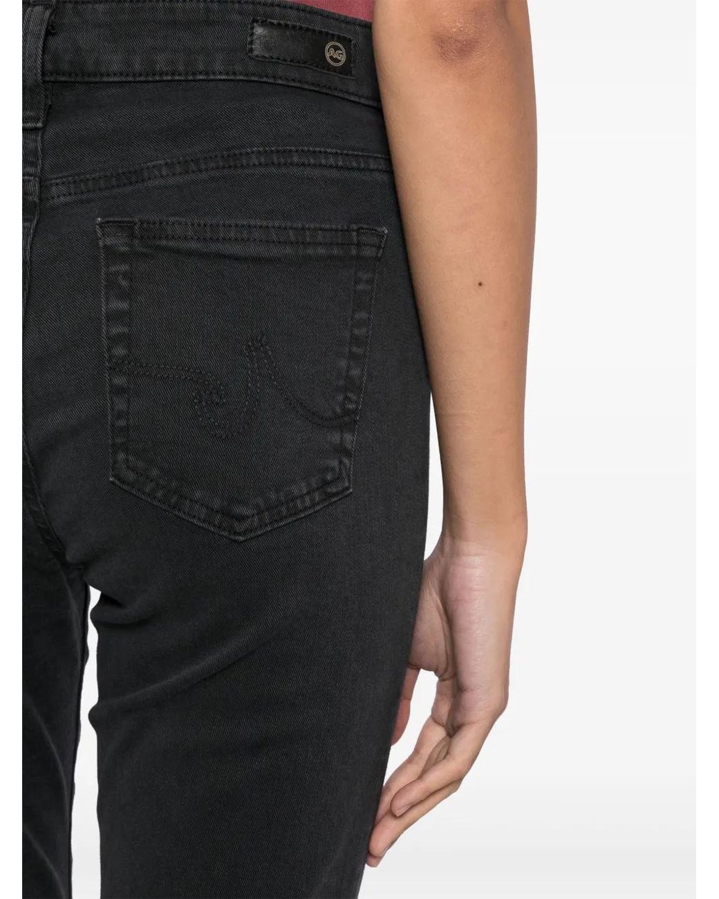 AG Jeans Black Mira Skinny Jeans