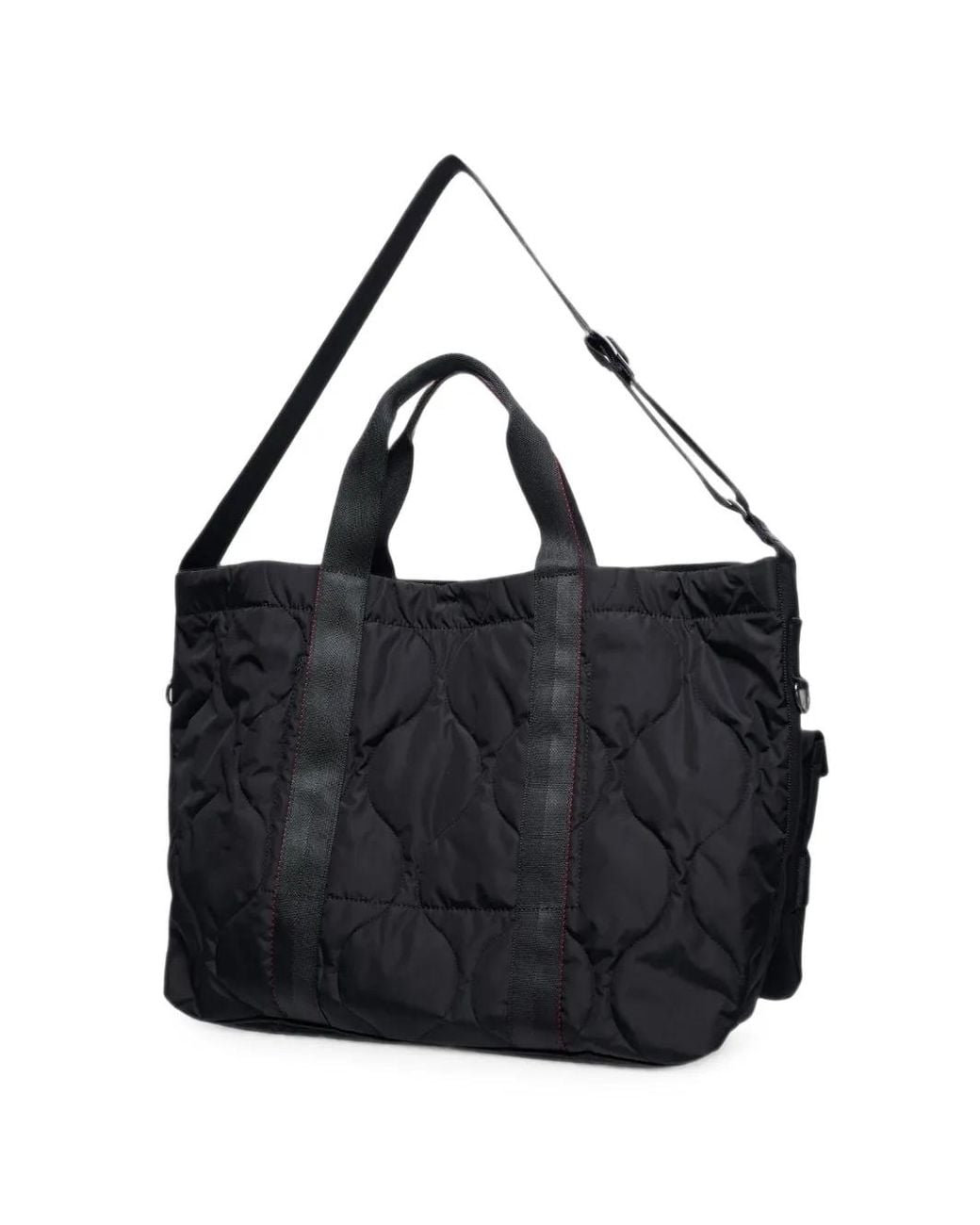Comme des Garçons Black Quilted Pocket-Detail Tote Bag for men