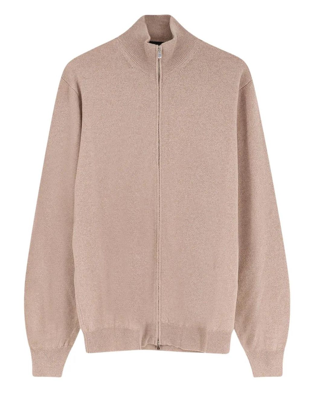 FILIPPO DE LAURENTIIS Pink Cardigan À Fermeture Zippée for men