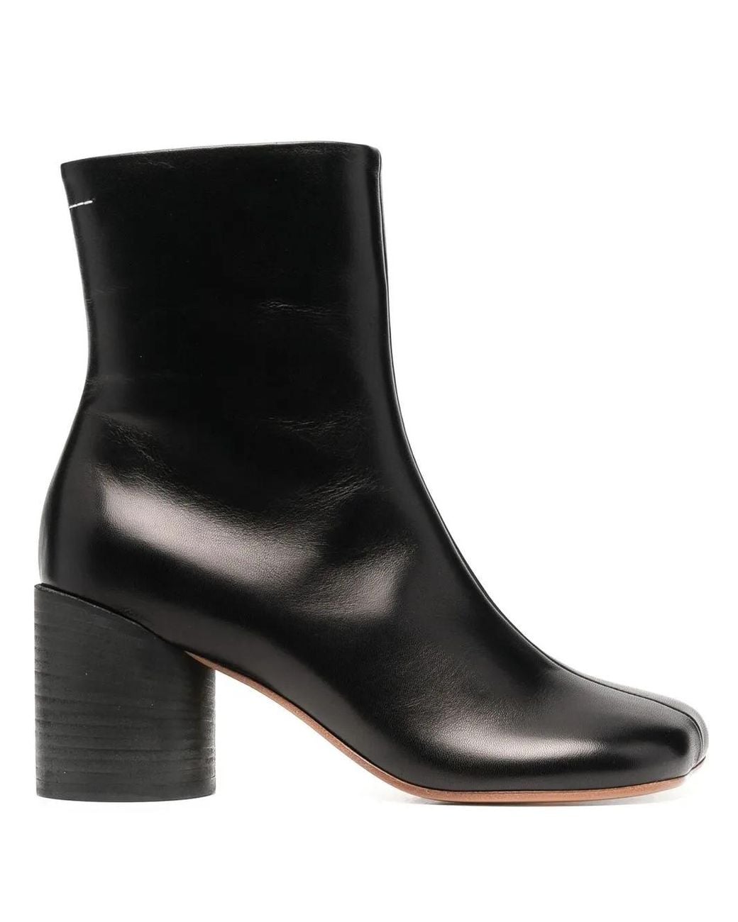 MM6 by Maison Margiela Black Anatomic 70Mm Ankle Boots
