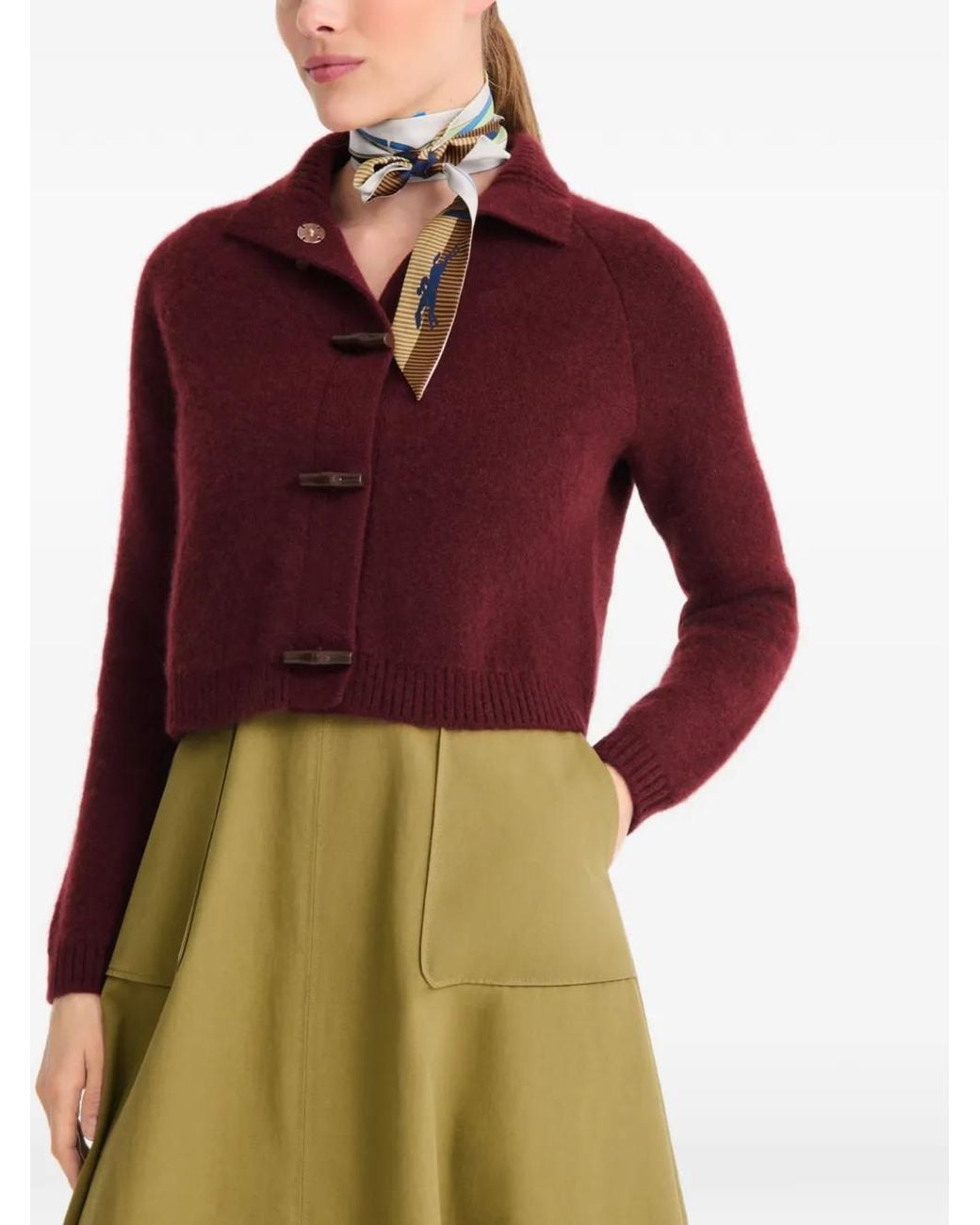 Longchamp Red Serre-Tête A Toute Allure