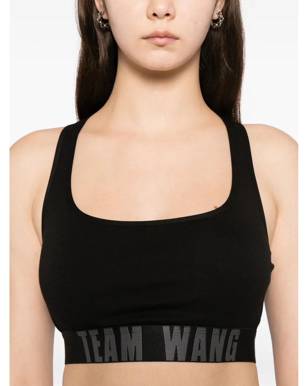 TEAM WANG design Black The Original 1 Sport Bra