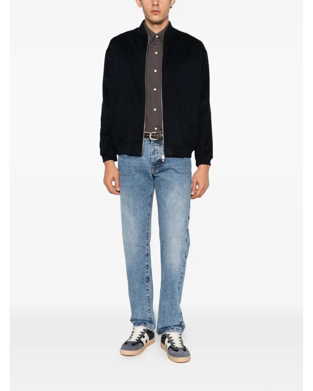 Fortela Blue Jean Droit À Effet Délavé for men