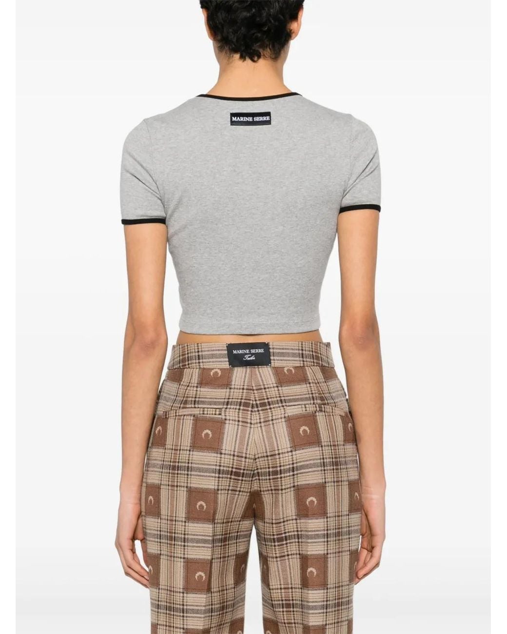 MARINE SERRE Gray Top