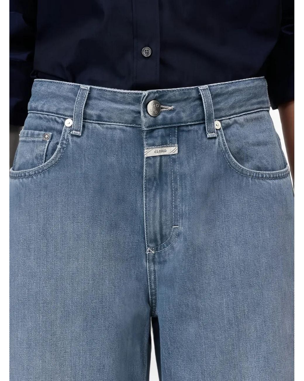 Closed Blue Jazzie Barrel-Fit Jeans