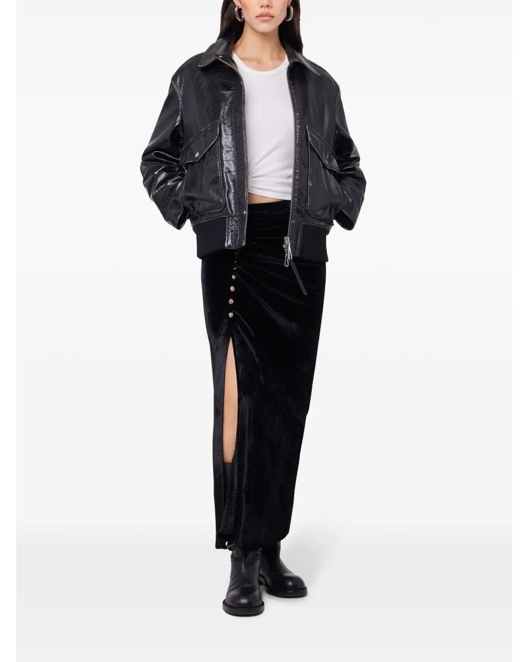 Rabanne Black Leather Jacket