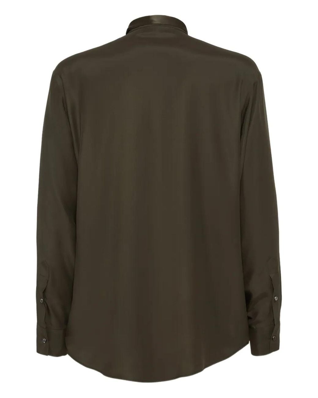 DSquared² Green Satin Shirt for men