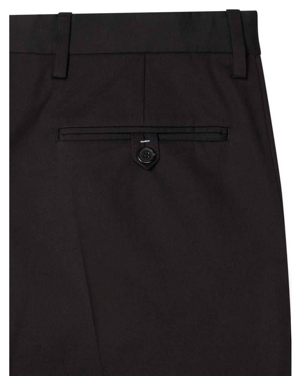 Paul Smith Black Pantalon À Poche Arrière Boutonnée for men