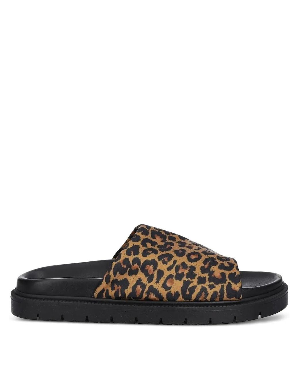 COPENHAGEN Brown Leopard-Print Sandals