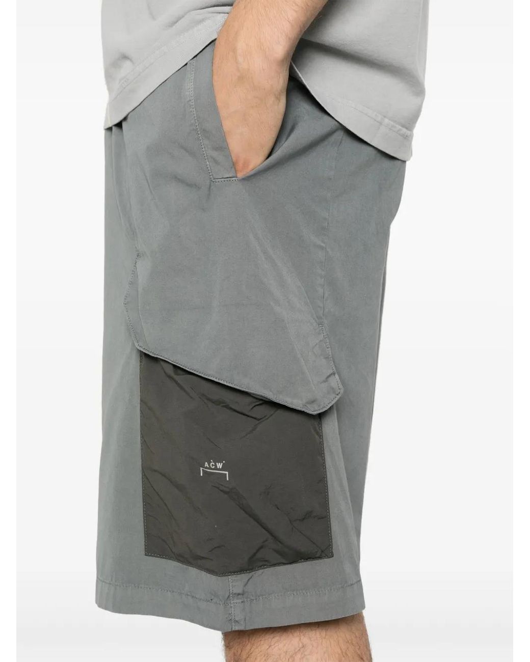 A_COLD_WALL* Gray Brunswick Cargo Shorts for men