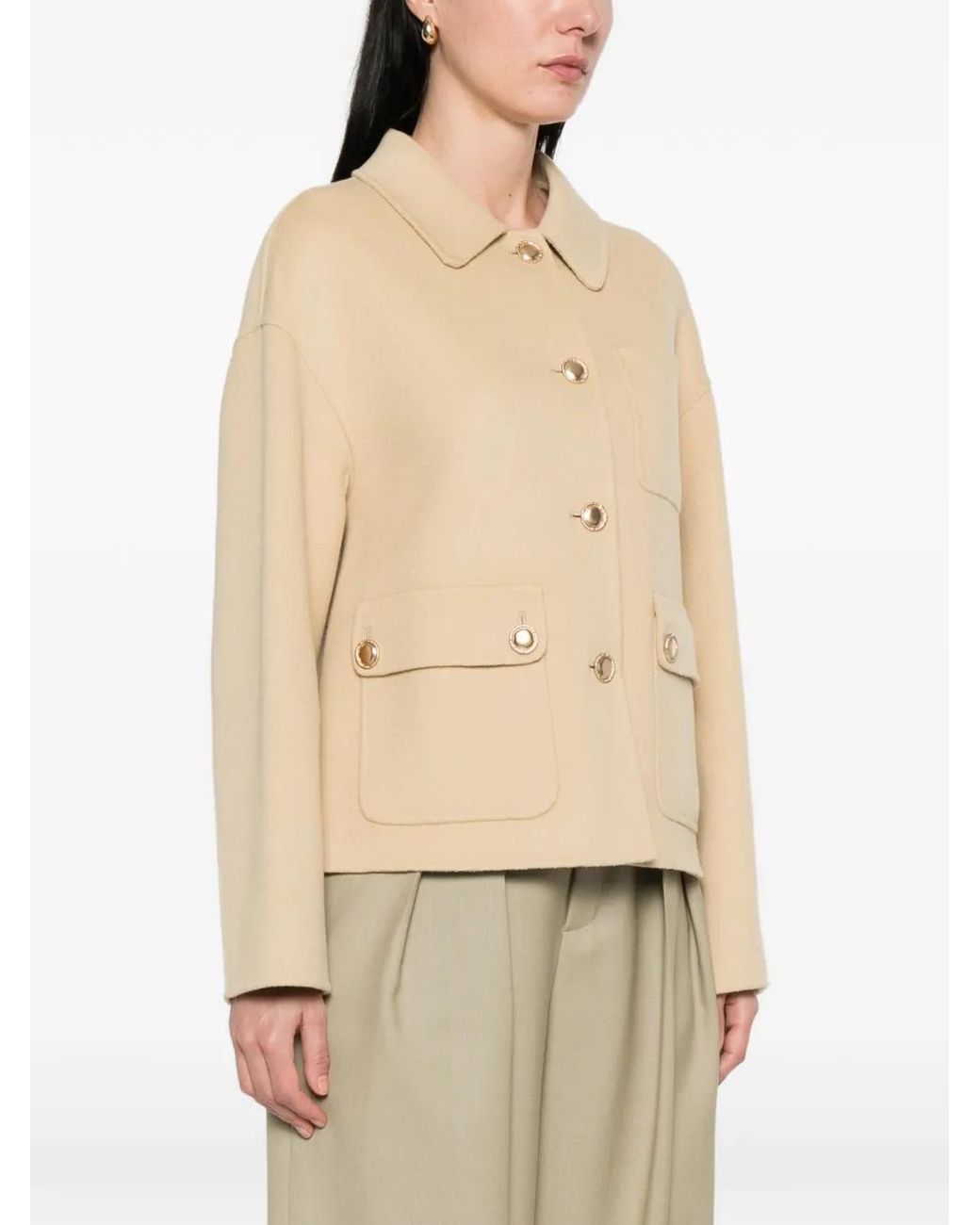Arma Natural Flap-Pocket Jacket