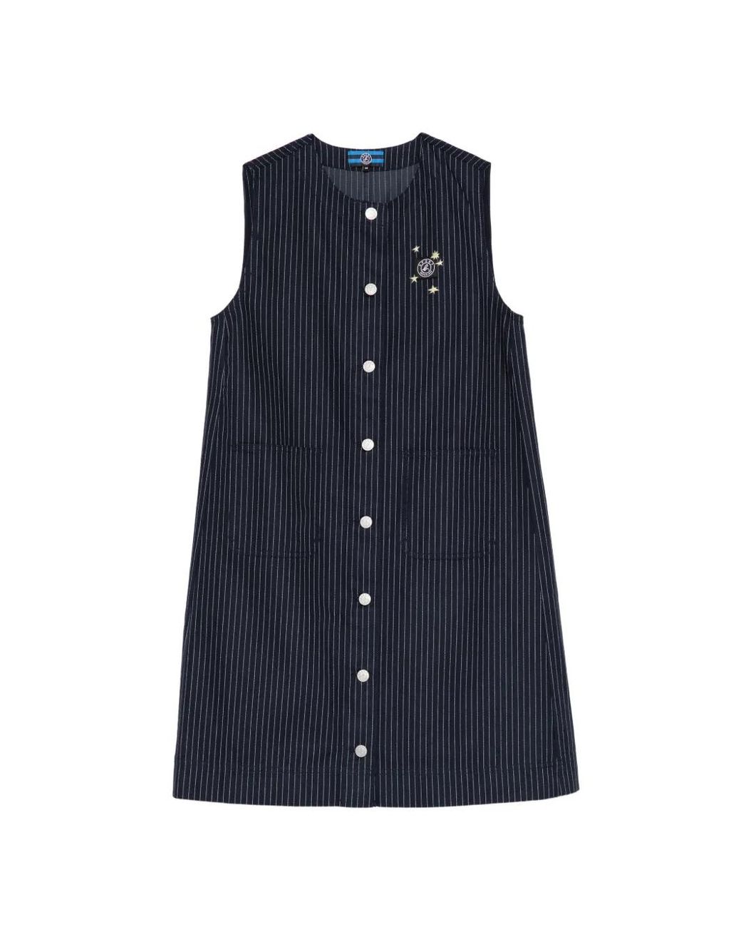SPORT b. by agnès b. Blue Logo-Embroidered Dress