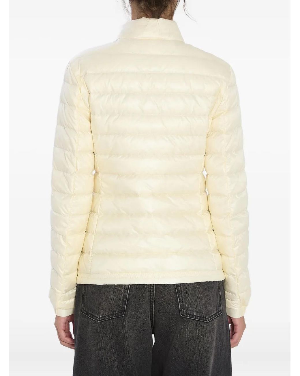 Plumífero Con Cuello De Presión Moncler de color Natural