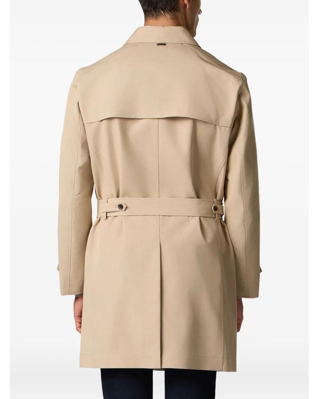 Brooks Brothers Natural Belted Trench Coat for men
