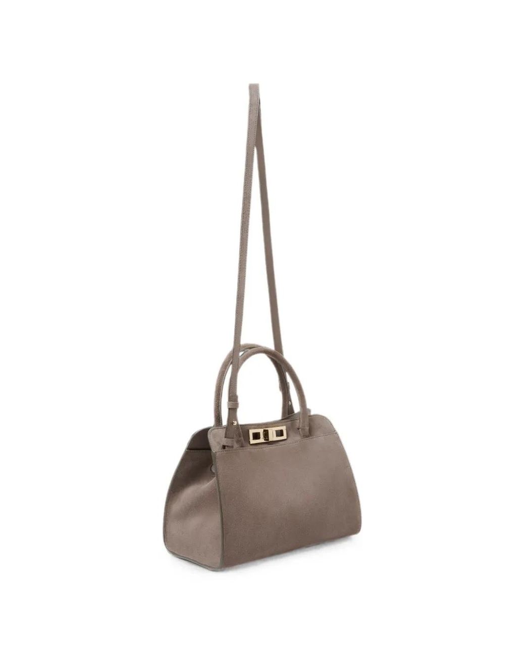 Fabiana Filippi Natural Small Twist-Lock Tote Bag