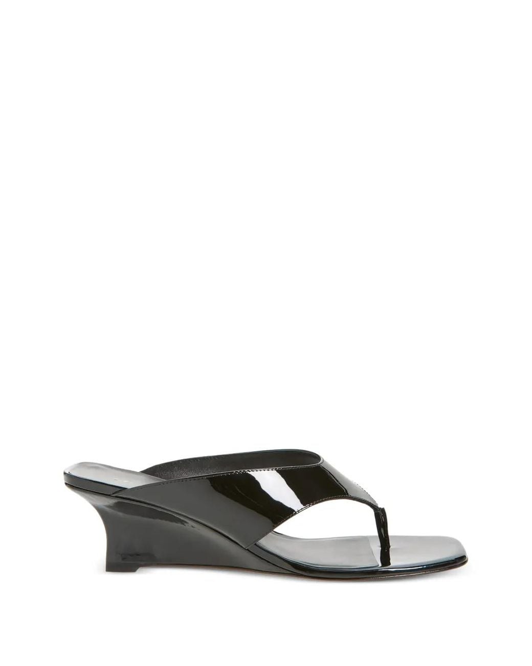Stuart Weitzman White Thong Sandals