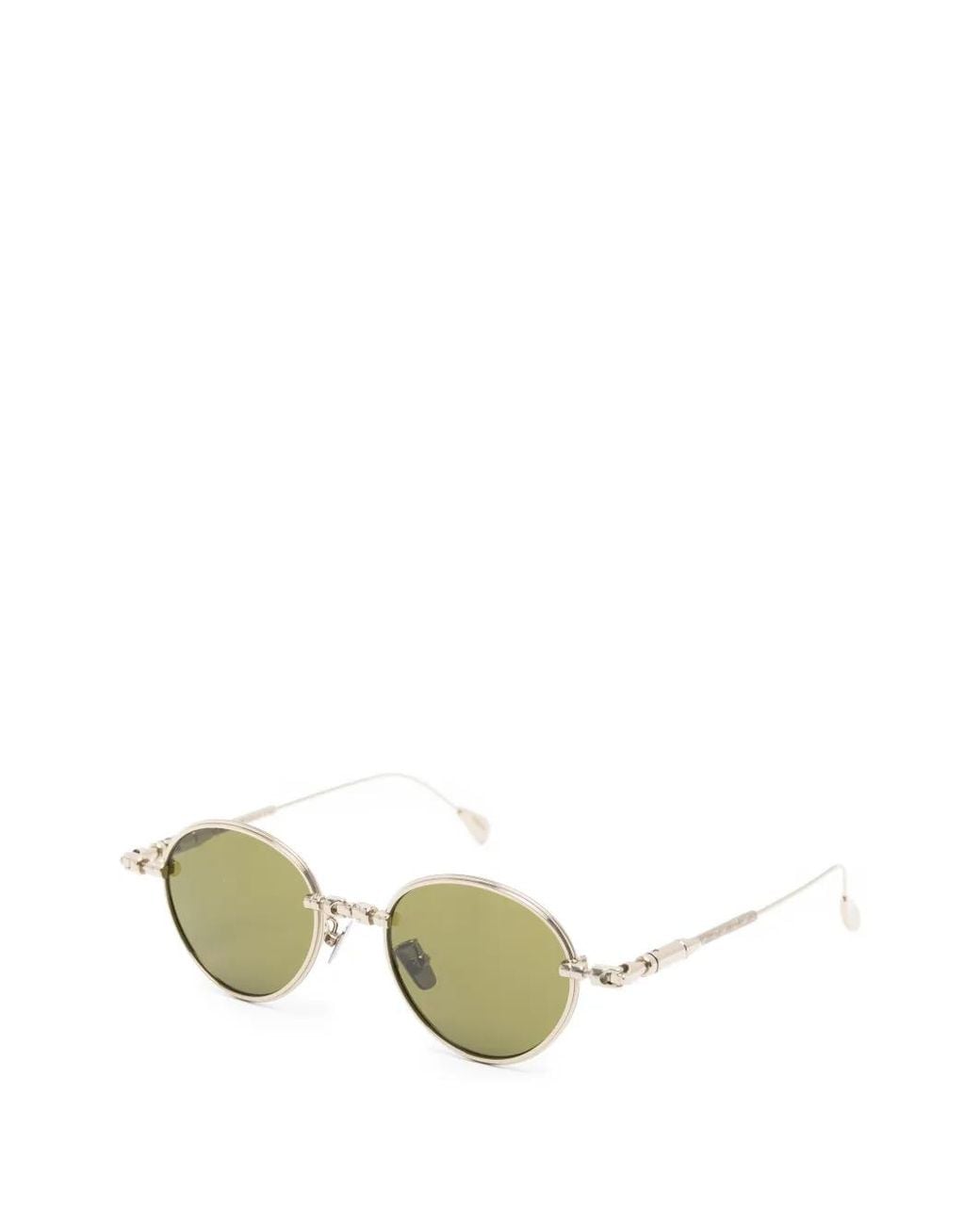 Kuboraum Green Round-Frame Sunglasses