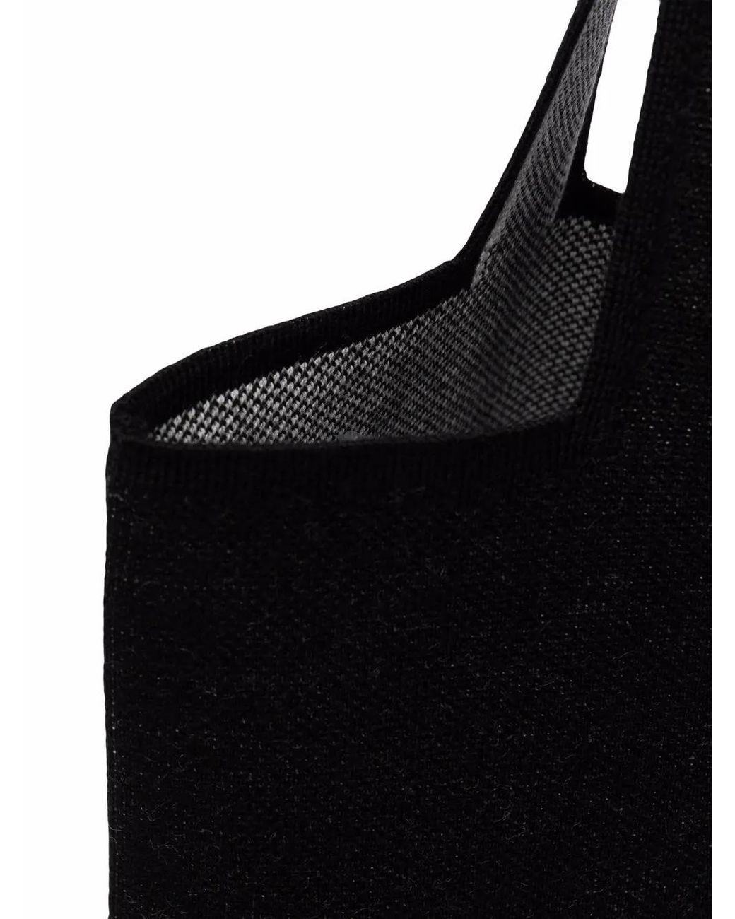 Palm Angels Logo-print Tote Black Knit for men