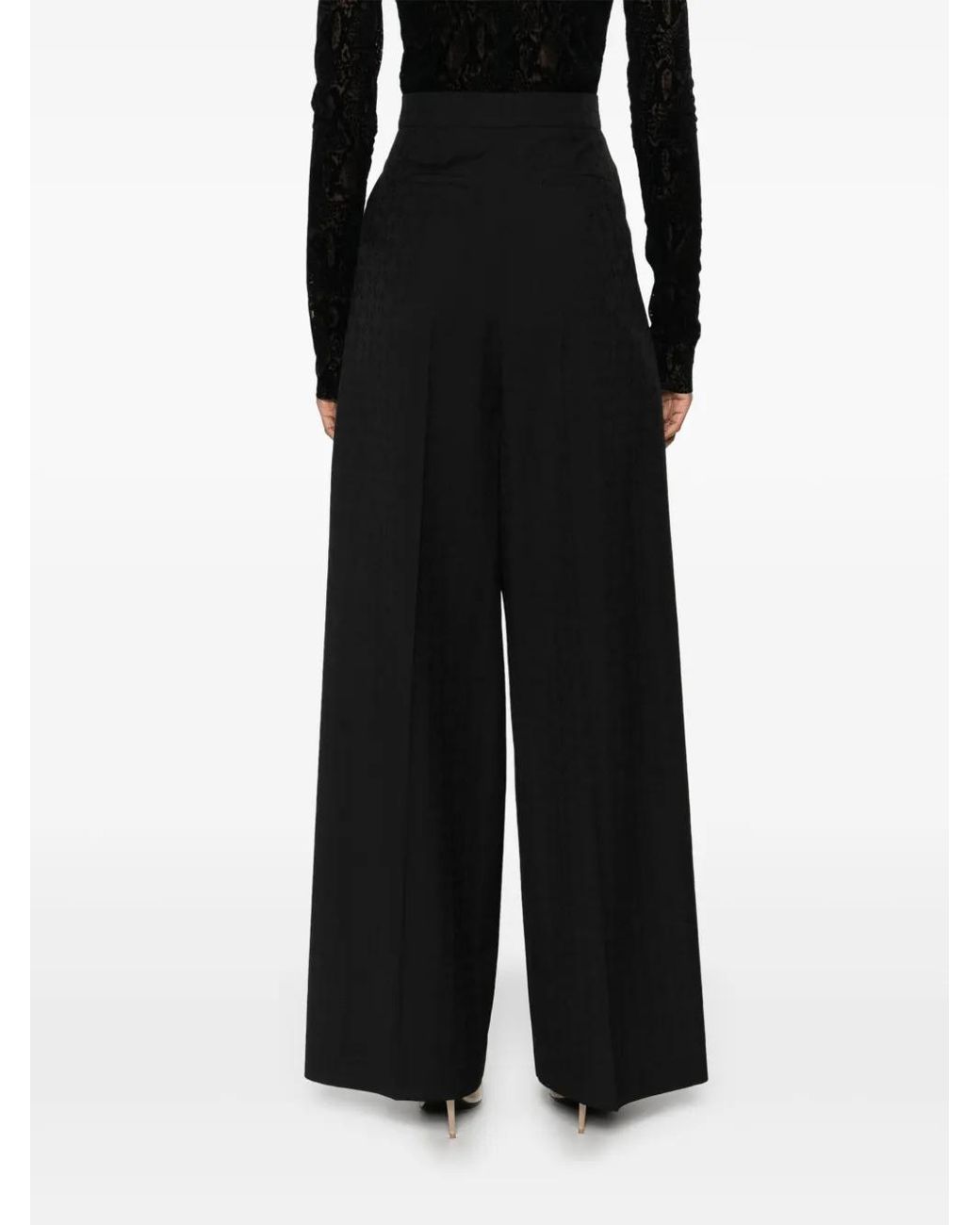 Givenchy Monogram 72-Jacquard Plooibroek in het Black