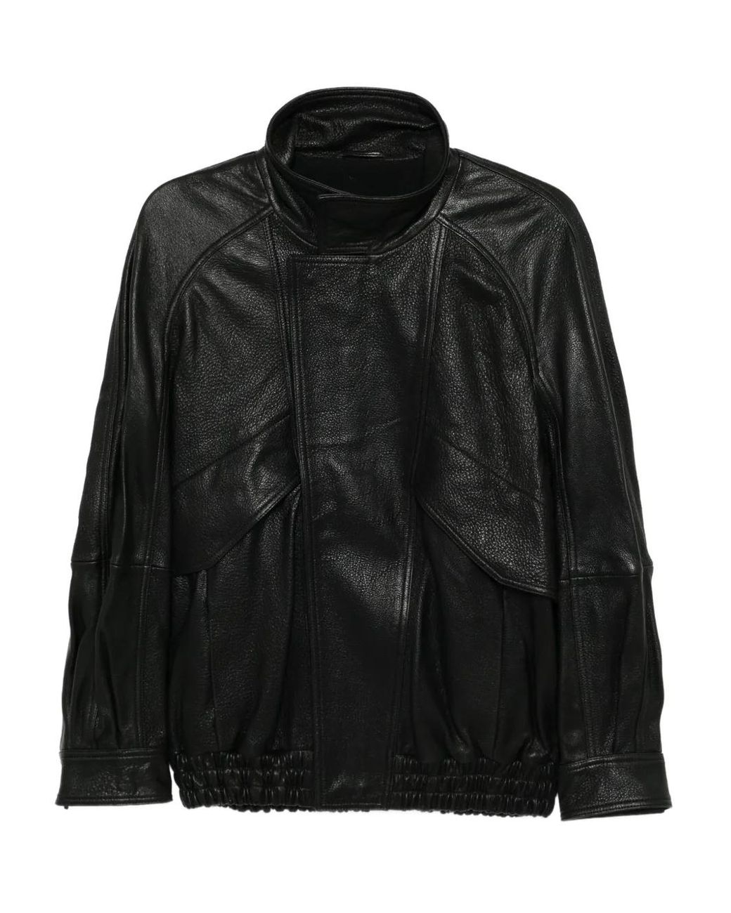 Nour Hammour Ariste Leren Jack in het Black