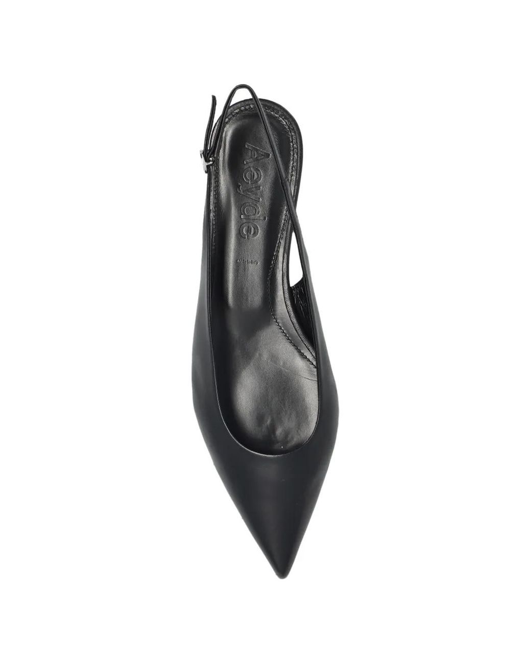 Aeyde White Annora Flat Pumps