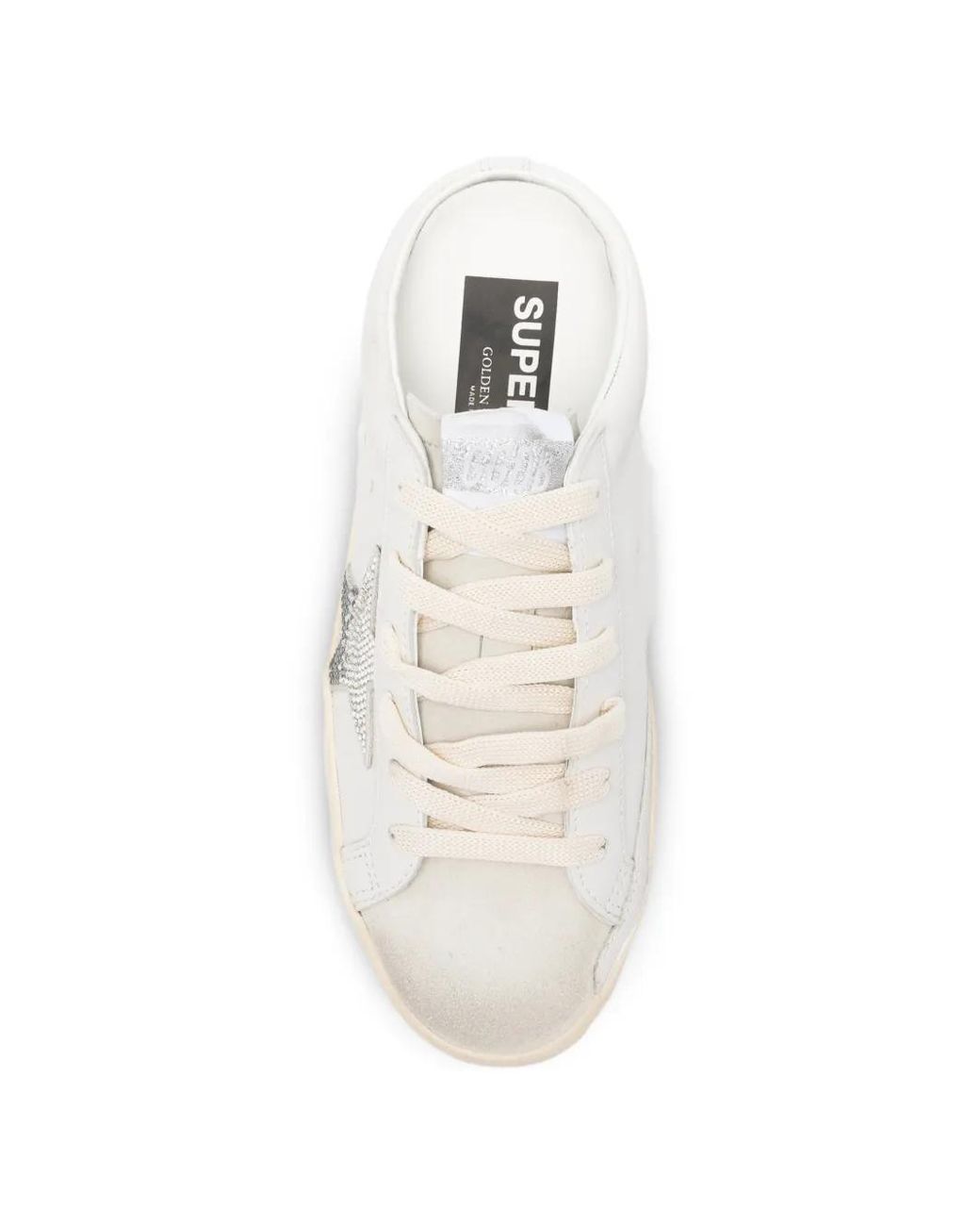 Golden Goose Deluxe Brand White Baskets Super-Star À Ornements