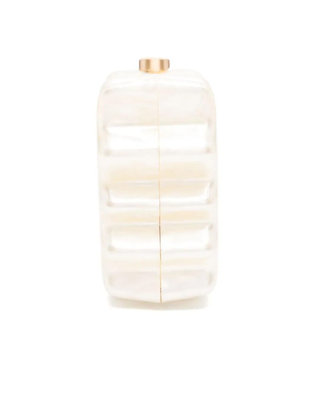 Cult Gaia White Paloma Wavy Clutch