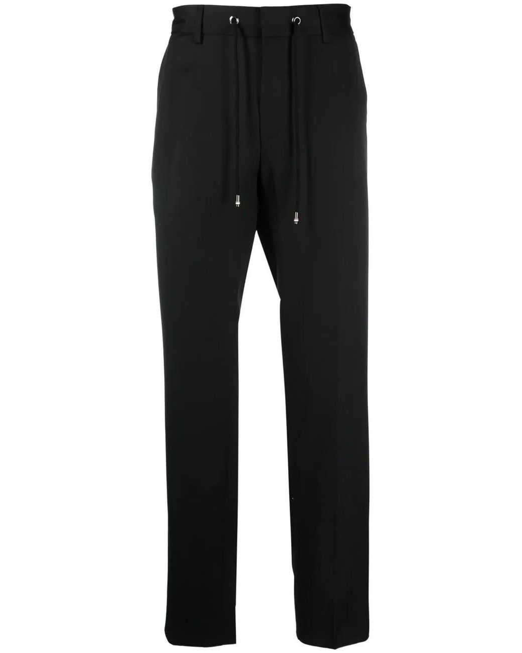 Boss Black Drawstring Tailored Trousers for men