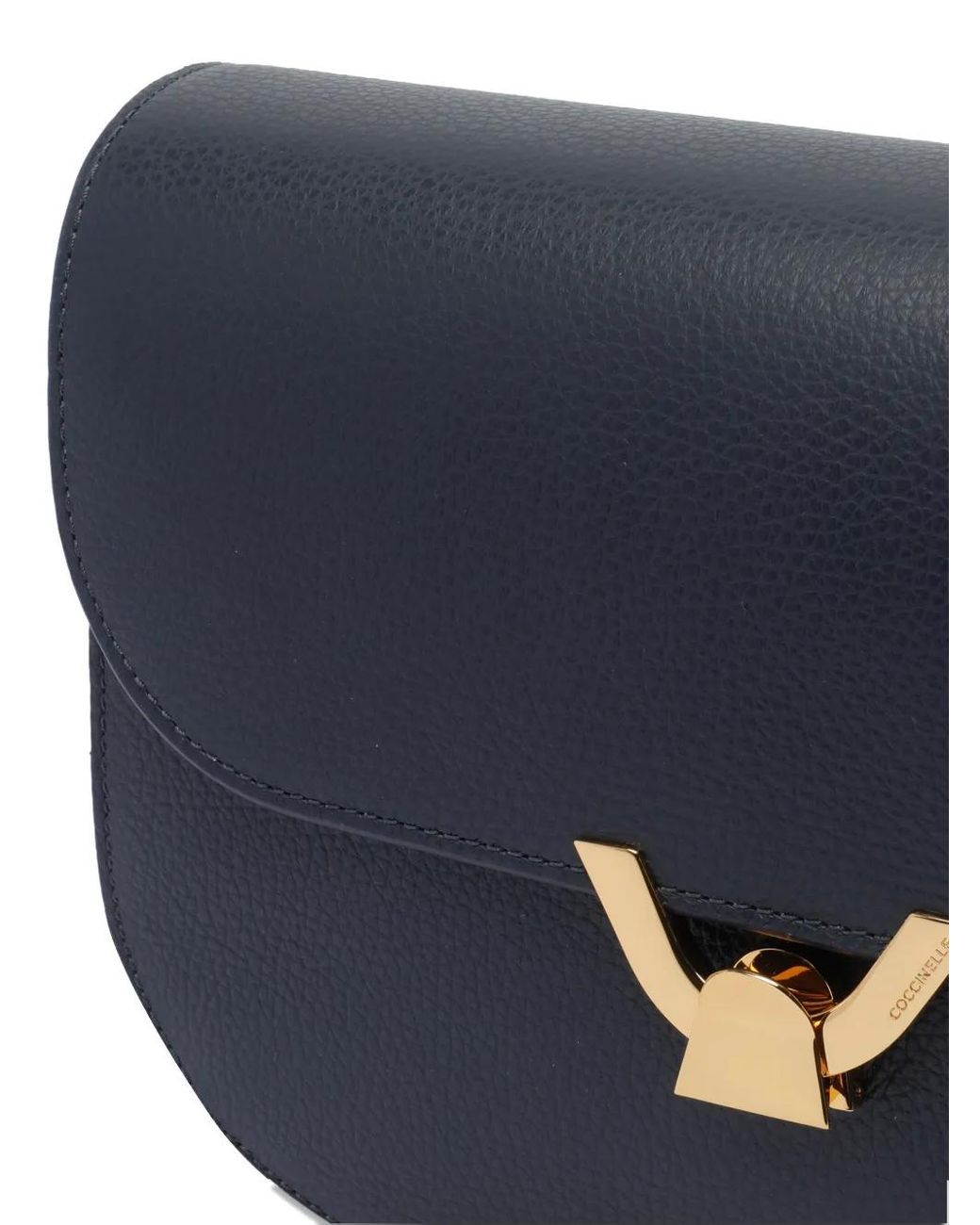 Coccinelle Blue Leather Shoulder Bag