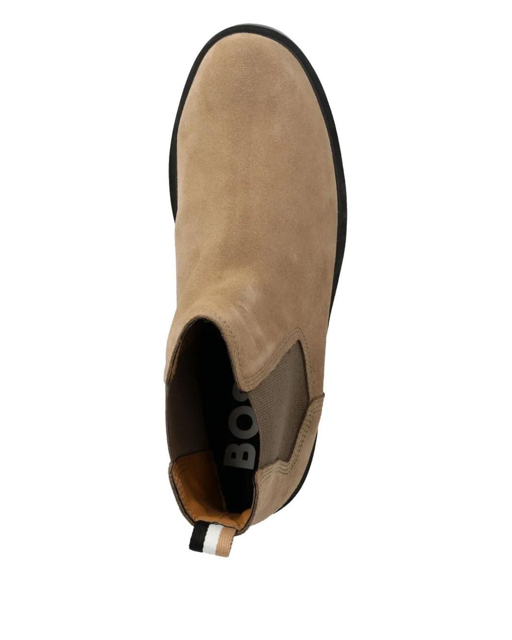 Boss Brown Leather Boots for men
