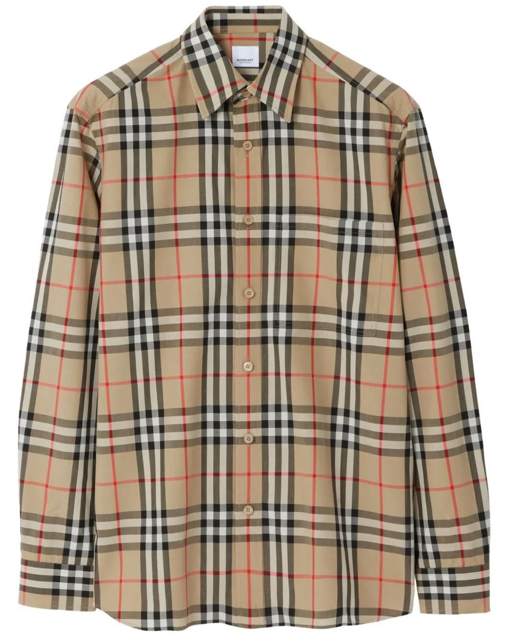 Burberry Shirt Gedragen Door in het Brown voor heren