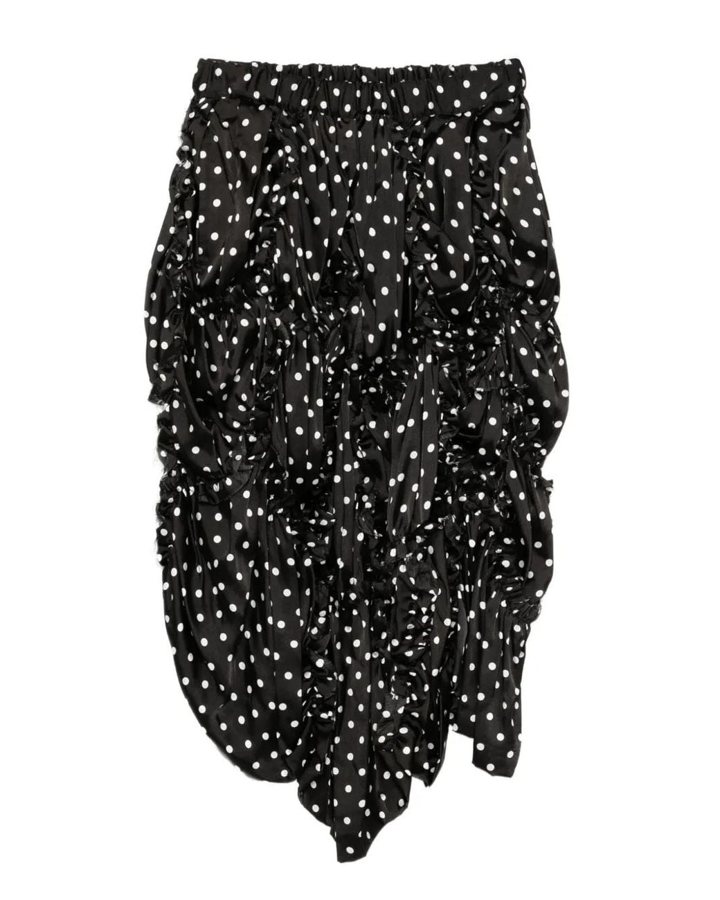 COMME DES GARÇON BLACK Black Polka-Dot Skirt