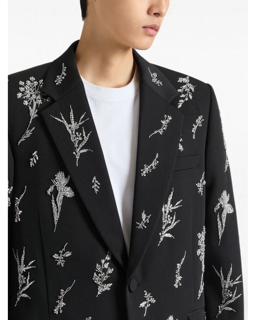 Givenchy Black Single Breasted Jacket for men