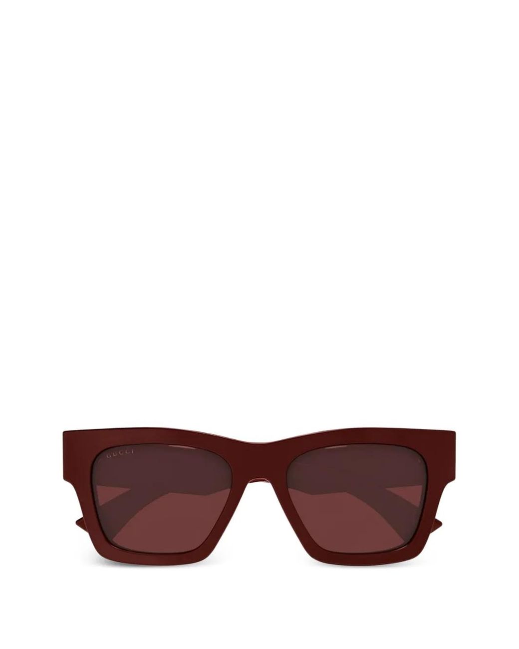 Gucci Purple Square-Frame Sunglasses