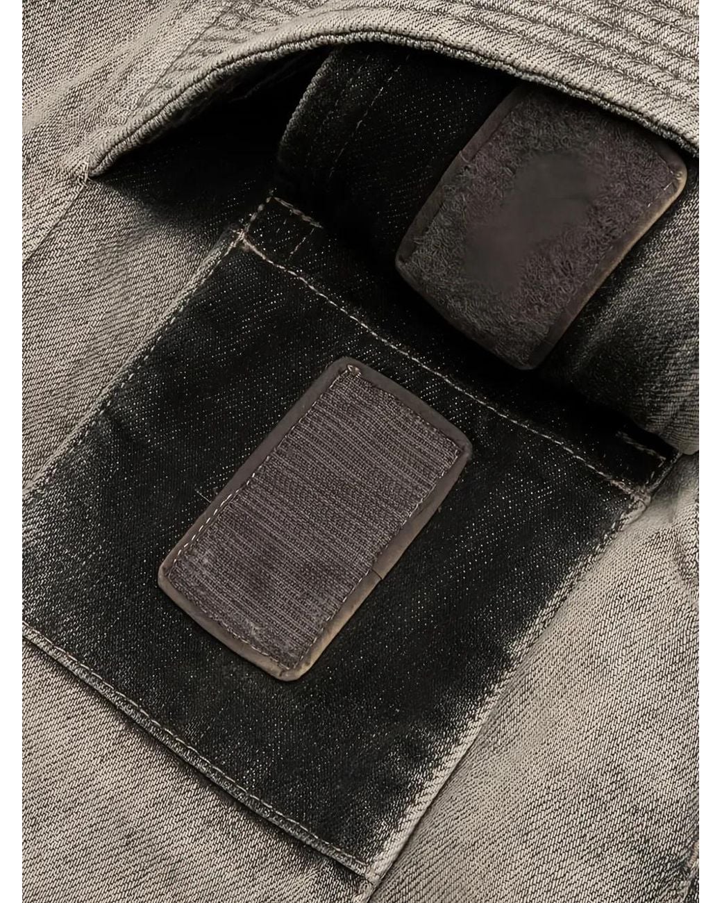 Rick Owens Gray Creatch Cargo Pods for men