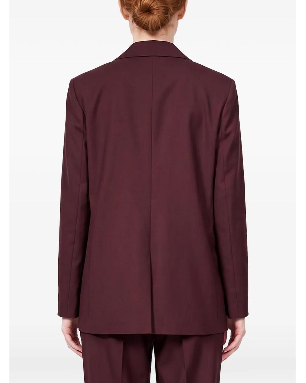 Antonelli Purple Double-Breasted Blazer