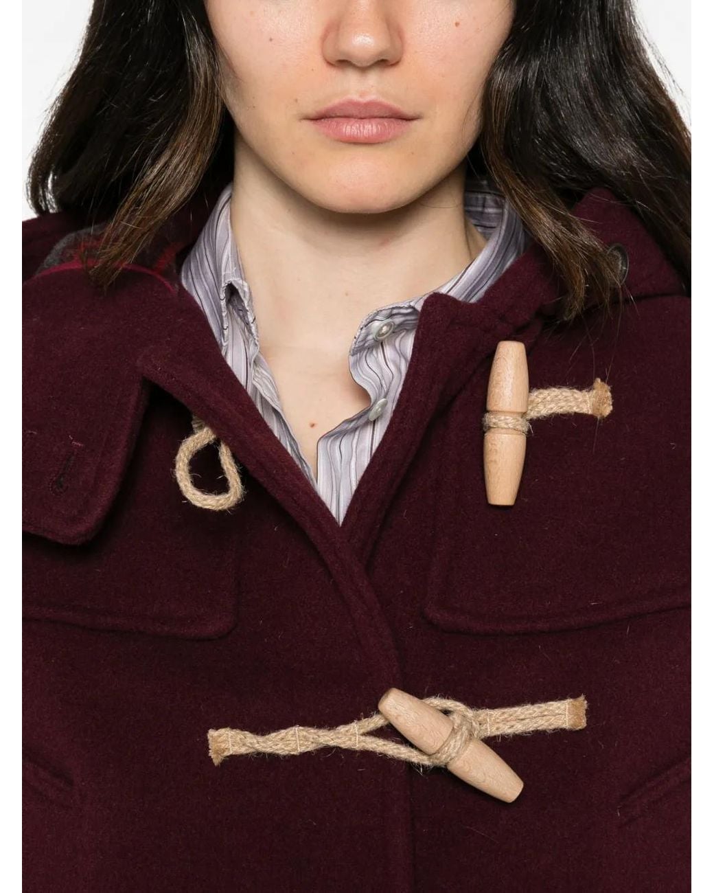 Gloverall Red Shelley Duffle Coat