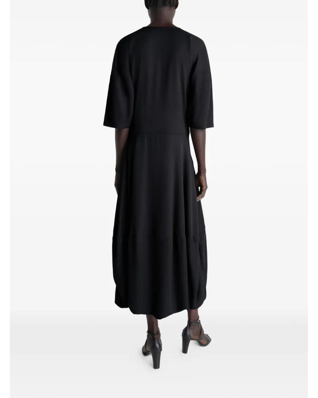 Lemaire Black Balloon Dress