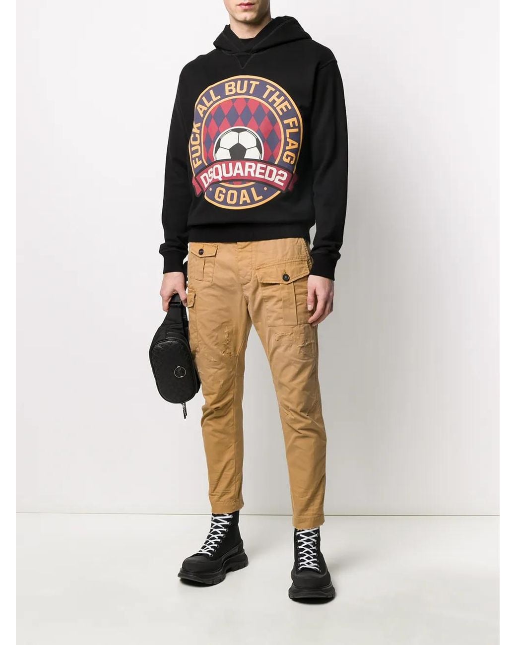 DSquared² Natural Cargo Chinos Beige for men