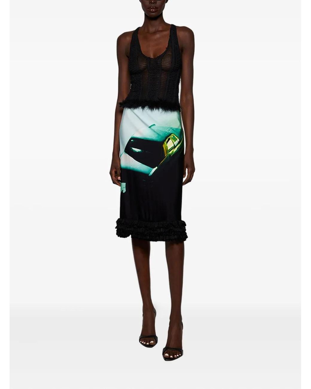 Roberta Einer Black Knitted Top