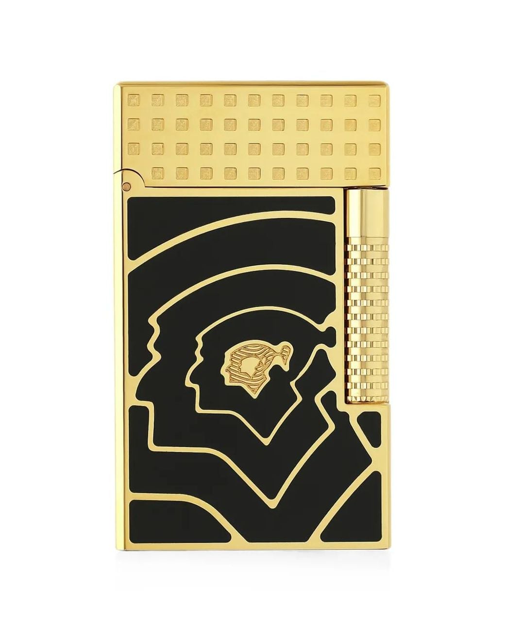 S T Dupont Black Briquet À Motifs