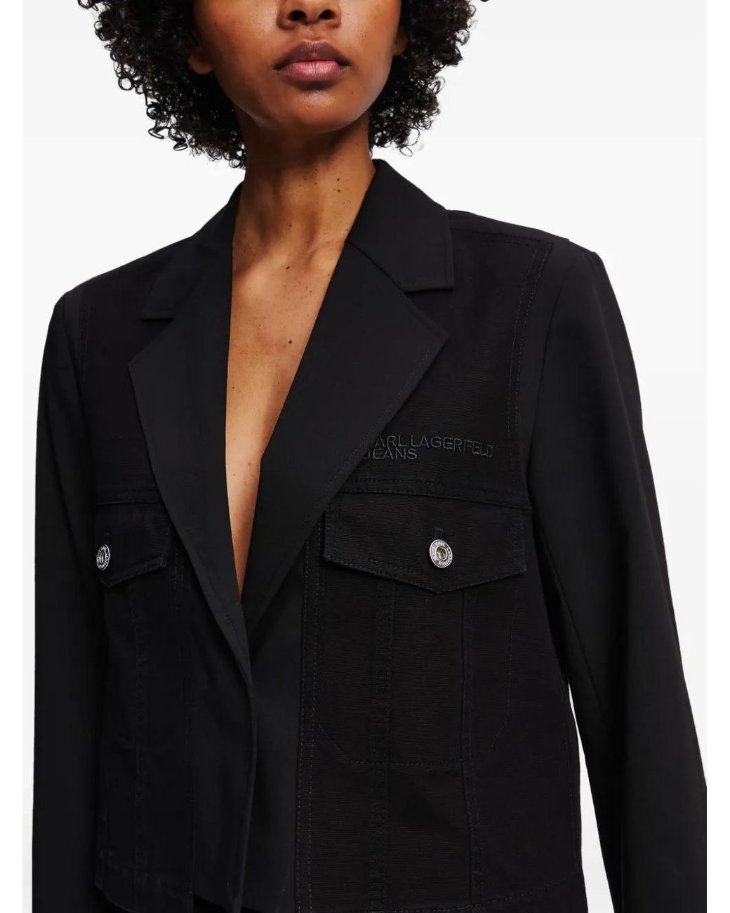 Karl Lagerfeld Cargo Blazer in het Black