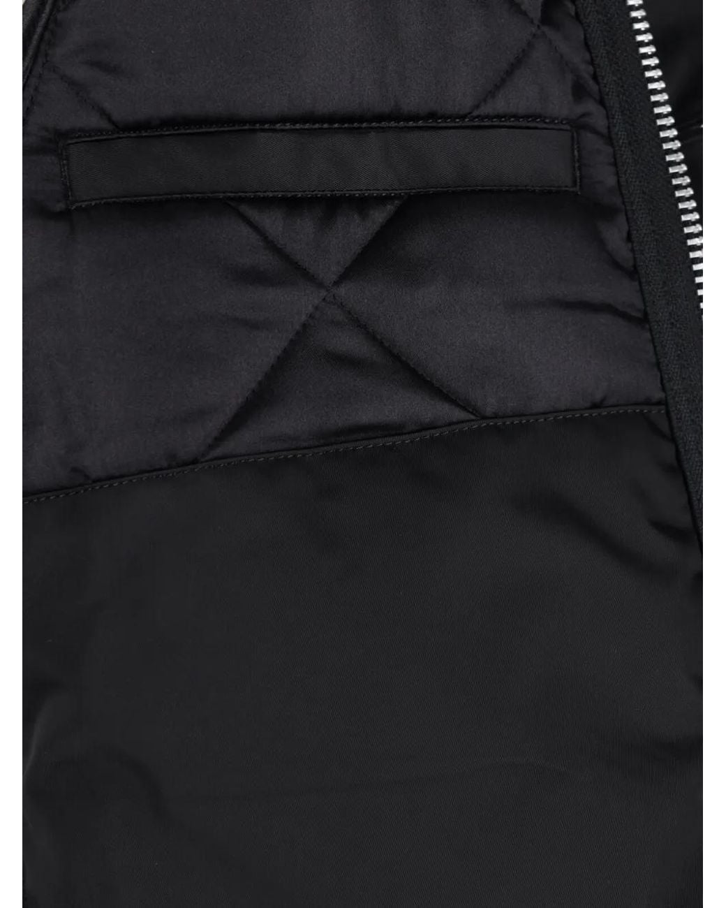 Junya Watanabe Black Faux-Shearling Collar Epaulette Jacket for men