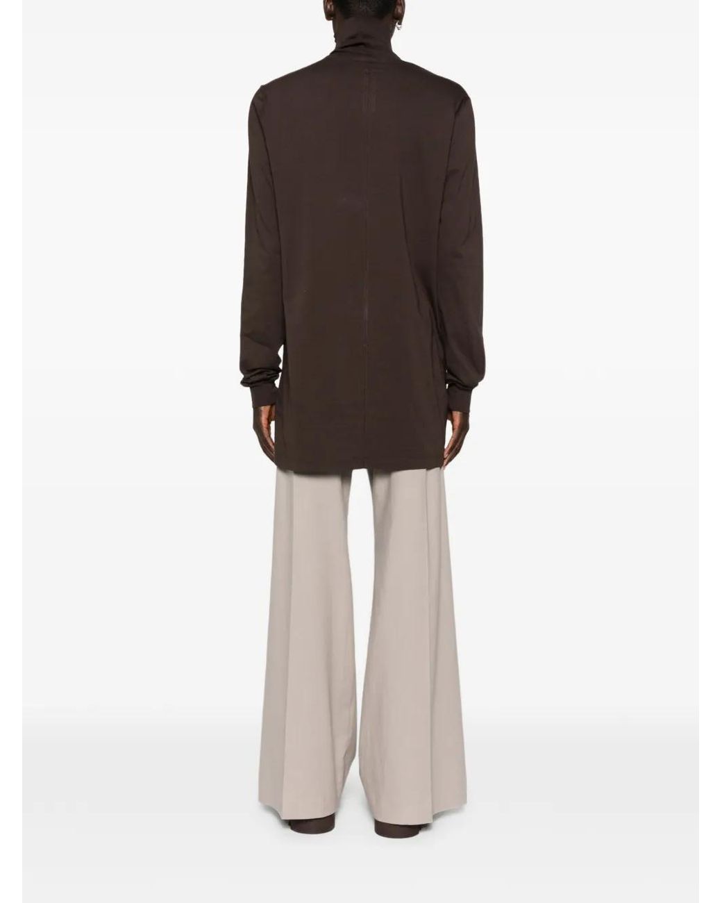 Rick Owens Brown Surf Long-Sleeve Top for men
